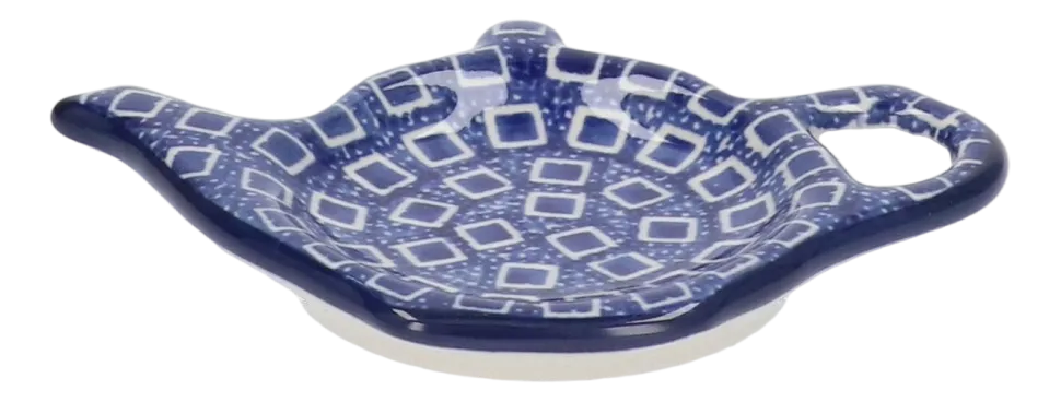 Theetip Bunzlau Castle Blue Diamond Teapot