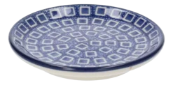 Bunzlau Castle Theetip Blue Diamond Round Clearance