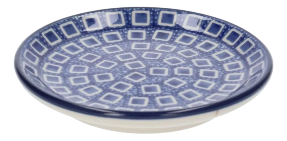Bunzlau Castle Theetip Blue Diamond Round Clearance