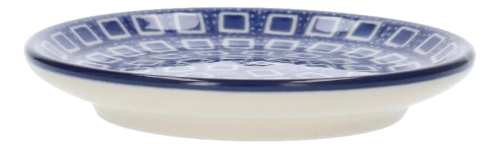Bunzlau Castle Theetip Blue Diamond Round Clearance