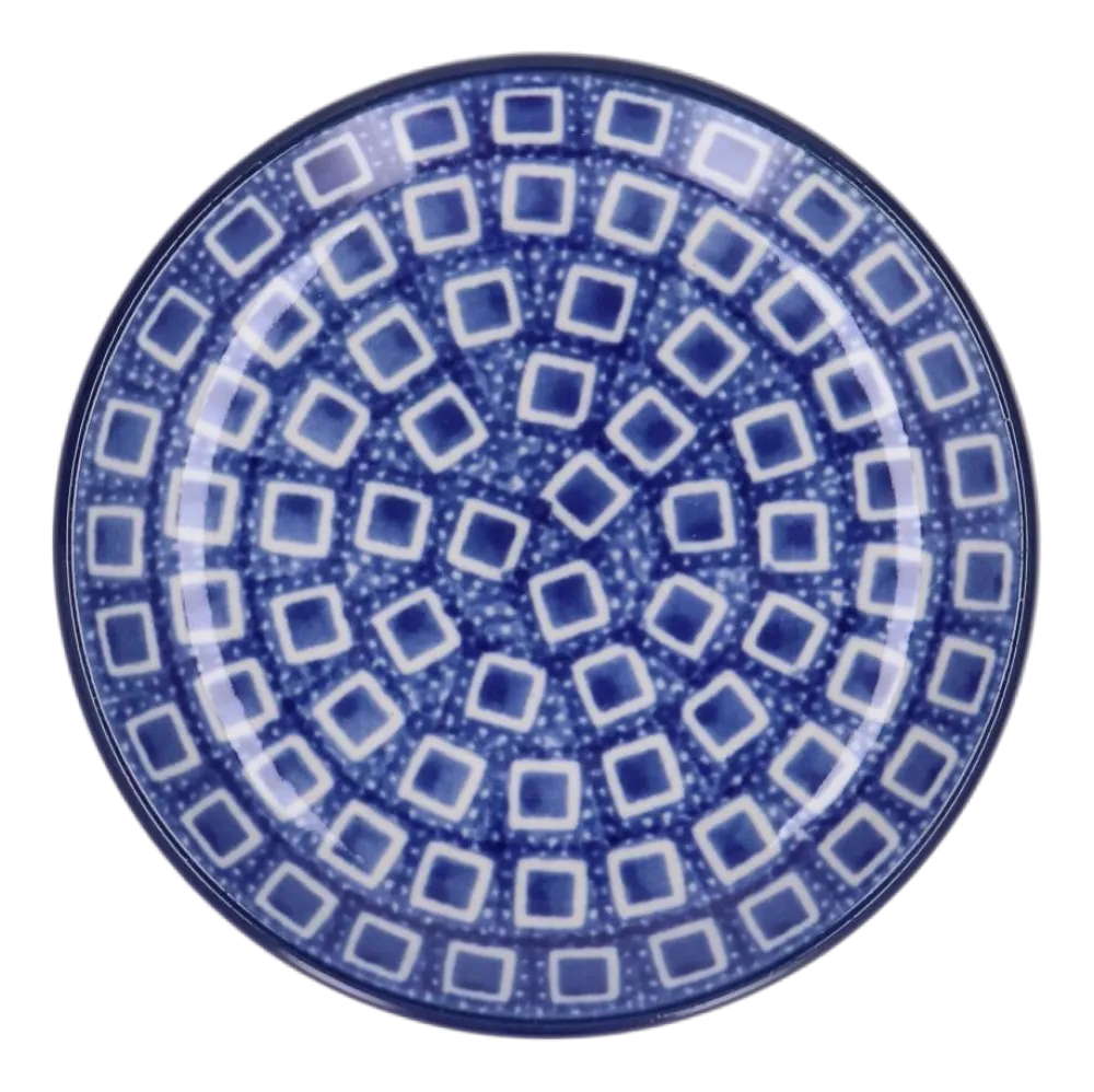 Bunzlau Castle Theetip Blue Diamond Round Clearance