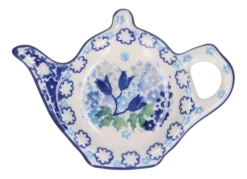 Theetip Bunzlau Castle Blue Garden Teapot