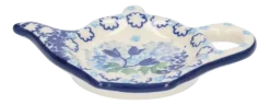 Theetip Bunzlau Castle Blue Garden Teapot
