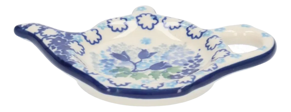 Theetip Bunzlau Castle Blue Garden Teapot