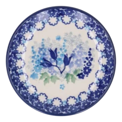 Bunzlau Castle Theetip Blue Garden Round