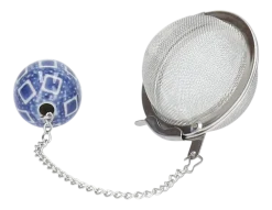 Bunzlau Castle Theezeef Tea Ball Small Blue Diamond Outlet