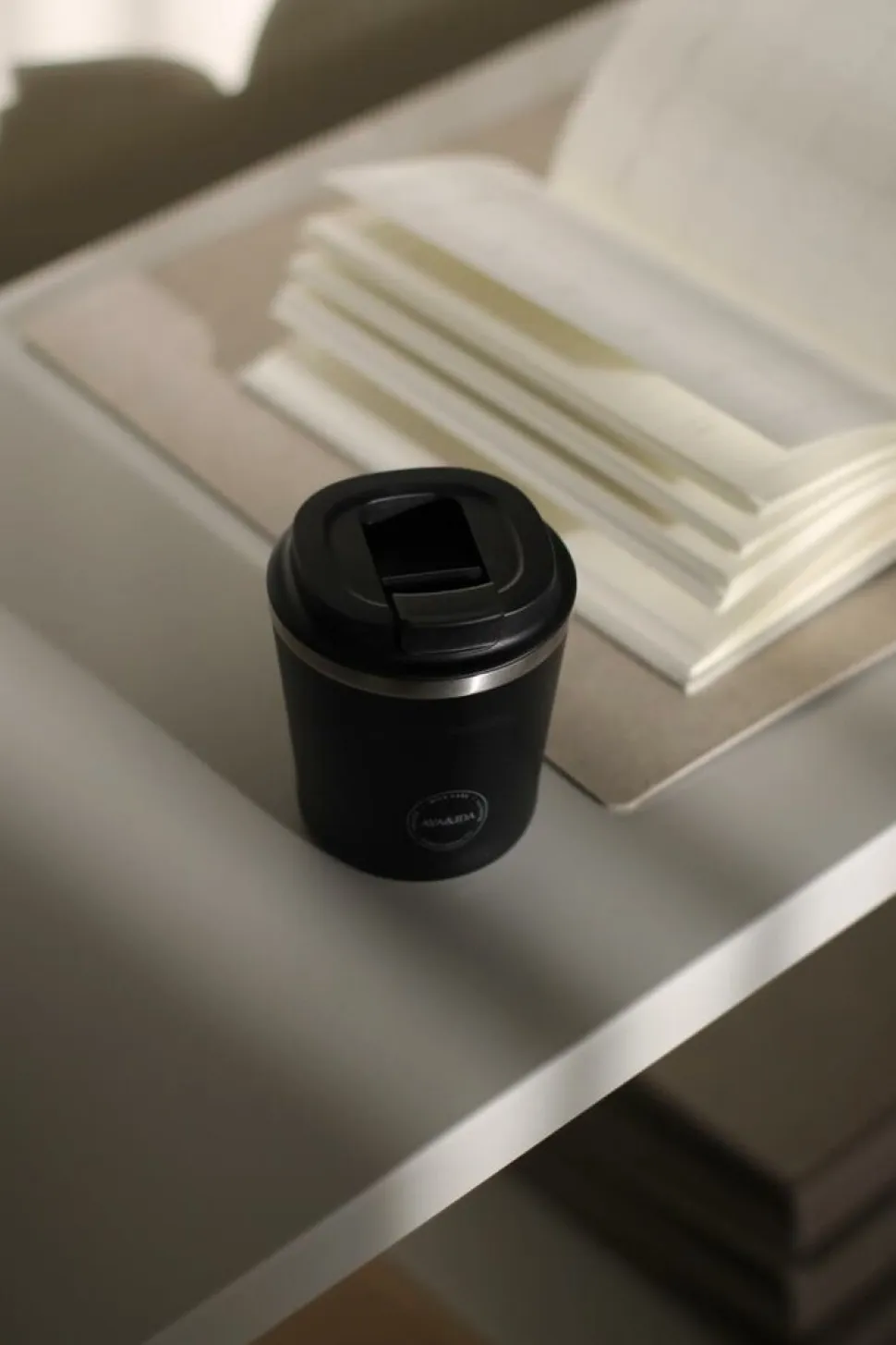 Thermosbeker AYA&IDA CUP2GO Black 240 ml