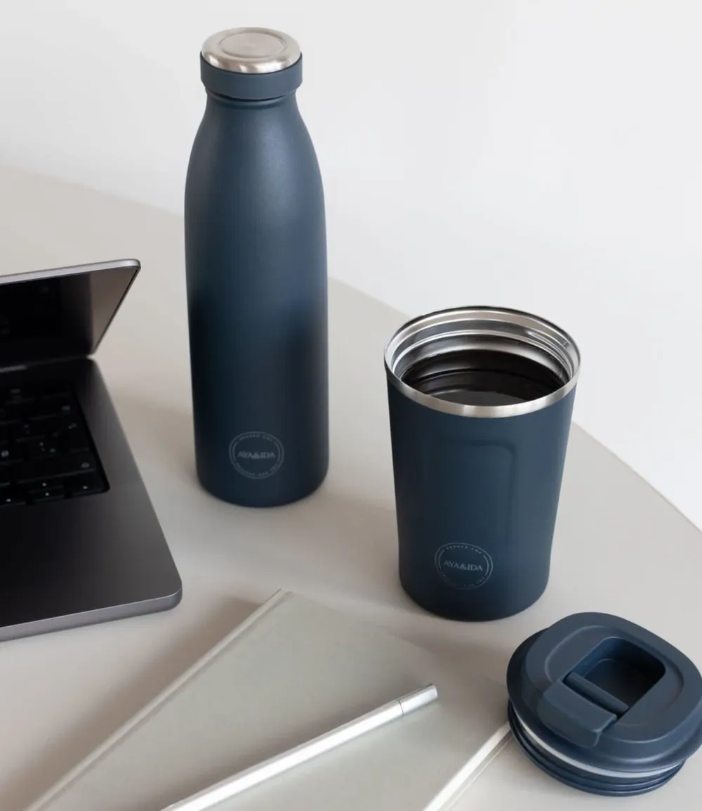 AYA&IDA Thermosbeker CUP2GO Navy Blue 380 ml