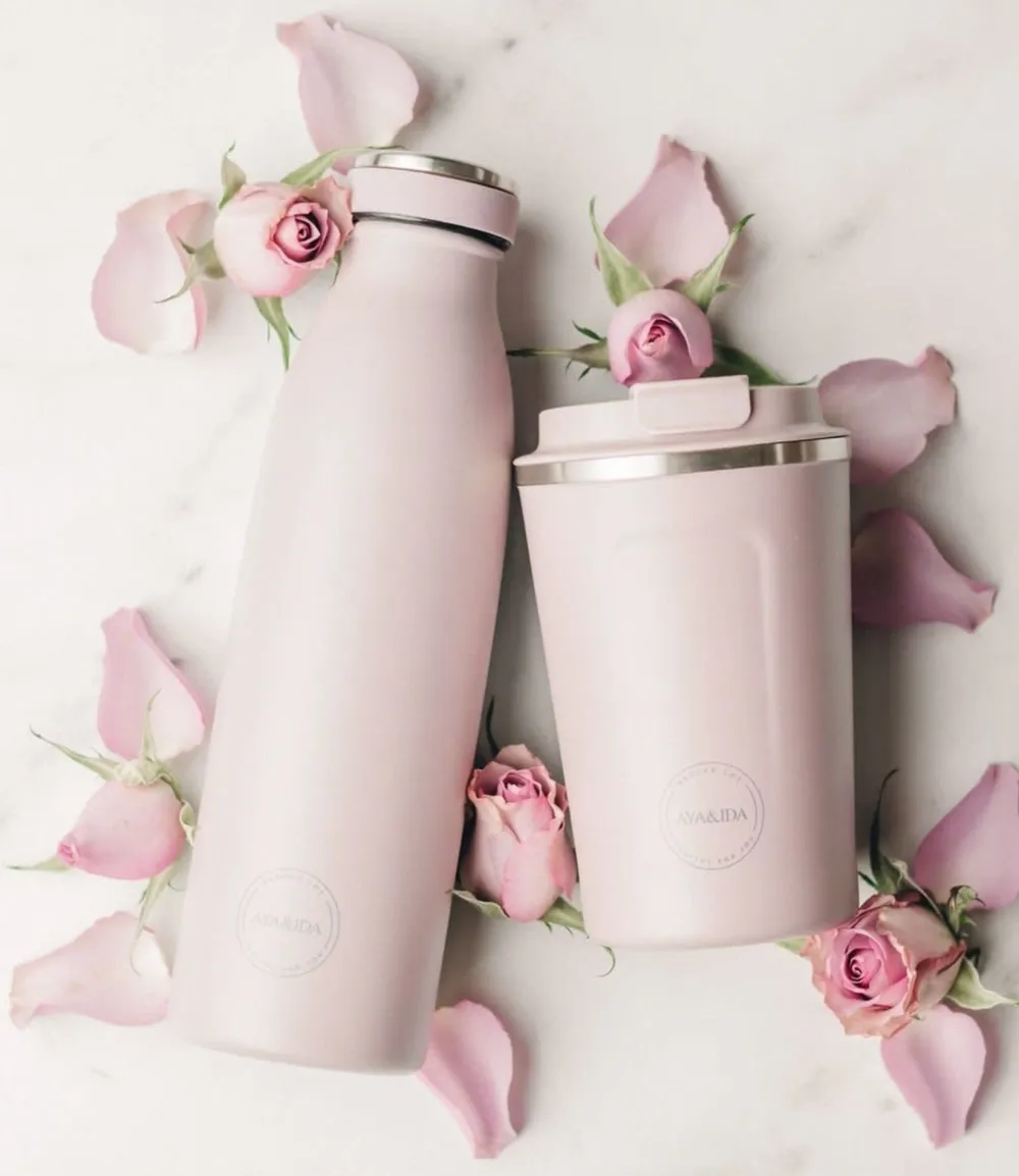 AYA&IDA Thermosbeker CUP2GO Soft Rose 380 ml Clearance
