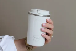Thermosbeker AYA&IDA CUP2GO Winter White 380 ml