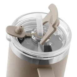 AYA&IDA Thermosbeker Thermocup with straw Cream Beige 885 ml Online