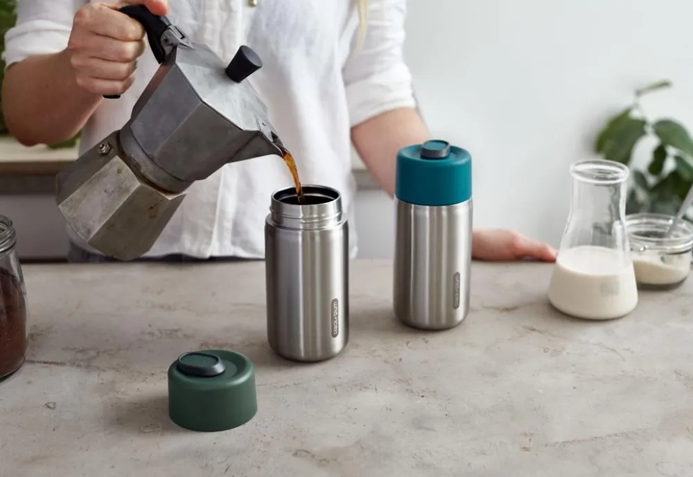 Black+Blum Thermosbeker Insulated Travel Cup Blauw 340 ml Best
