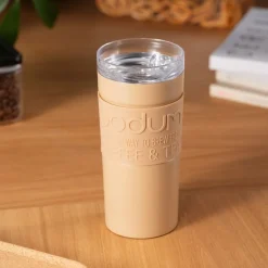 Thermosbeker Bodum Travel Mug Vacuüm Gepoedercoat RVS Iced Vanille Latte 350 ml
