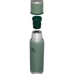 Stanley PMI Thermosbeker Stanley The Adventure To-Go Bottle 1,0L Hammertone Green