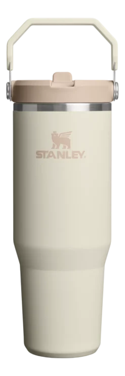 Stanley PMI Thermosbeker Stanley The IceFlow Flip Straw 2.0 Tumbler 0,89L Cream Clearance