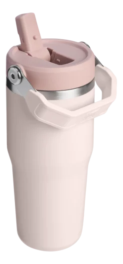 Thermosbeker Stanley The IceFlow Flip Straw 2.0 Tumbler 0,41L Rose Quartz
