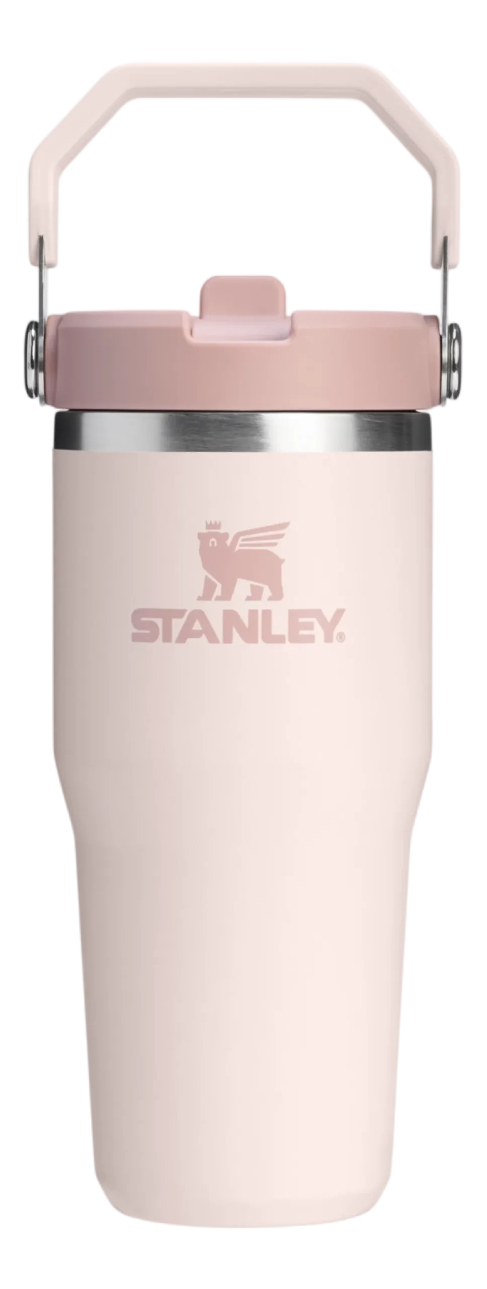 Thermosbeker Stanley The IceFlow Flip Straw 2.0 Tumbler 0,41L Rose Quartz