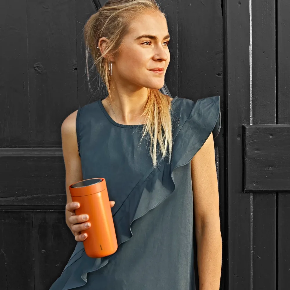 Stelton Thermosbeker To Go Click Steel 0,4L Black Metallic