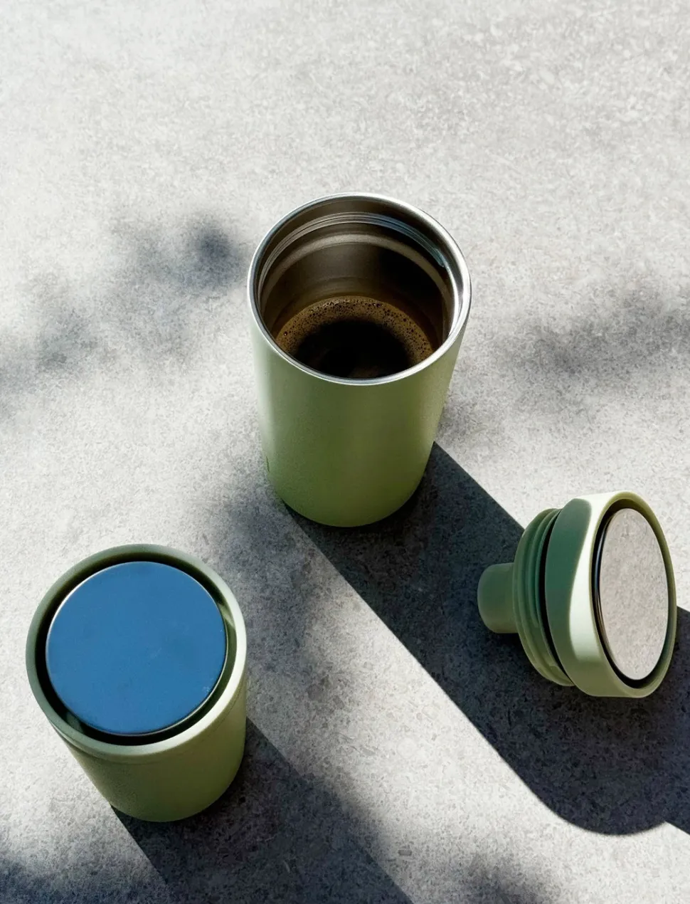 Thermosbeker Stelton To Go Click Soft Fern Green 200 ml