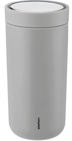 Stelton Thermosbeker To Go Click Steel 0,4L Soft Light Grey Clearance