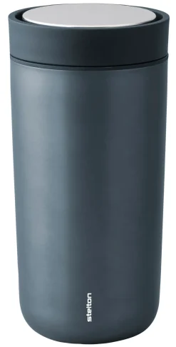 Stelton Thermosbeker To Go Click Steel 0,4L Dark Blue Metallic Clearance