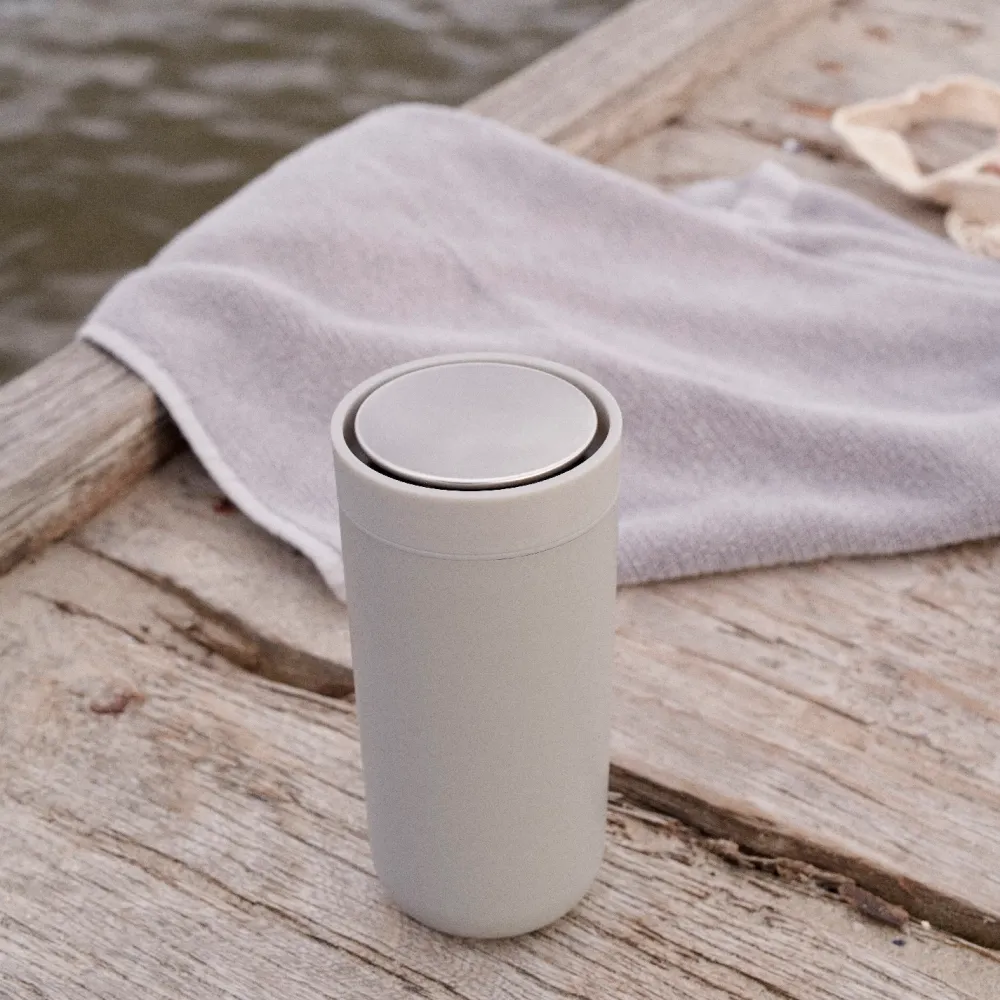 Stelton Thermosbeker To Go Click Steel 0,4L Dark Blue Metallic Clearance