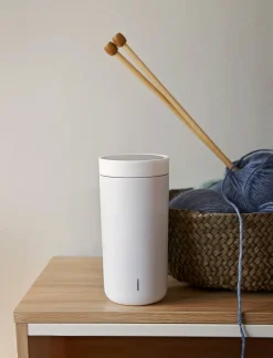 Stelton Thermosbeker To Go Click Soft Chalk 400 ml Hot