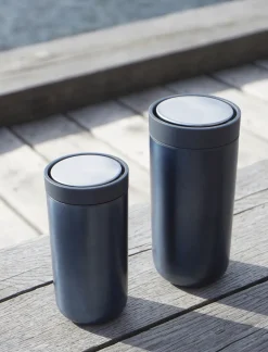 Stelton Thermosbeker To Go Click Dark Blue Metallic 200 ml