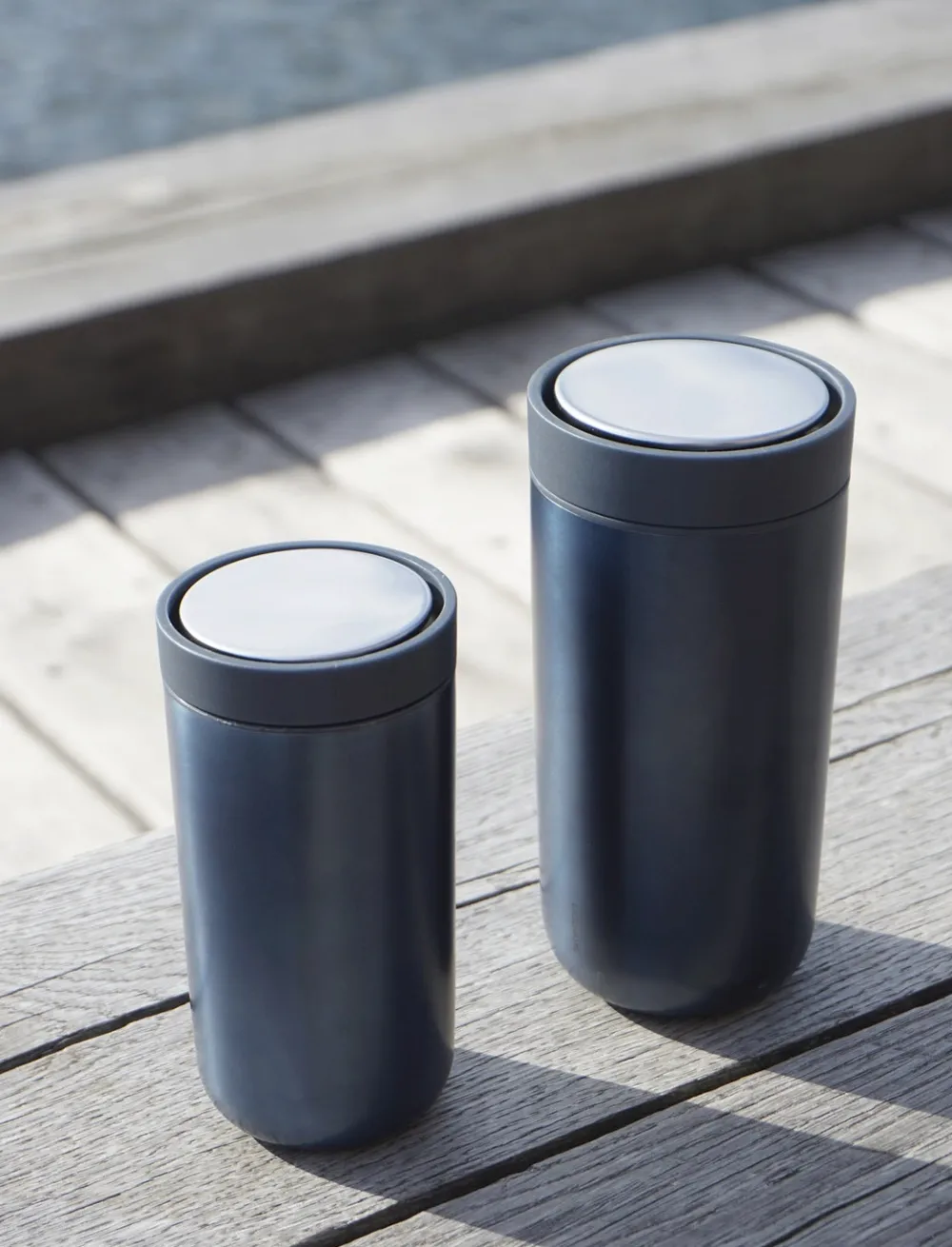 Stelton Thermosbeker To Go Click Dark Blue Metallic 200 ml
