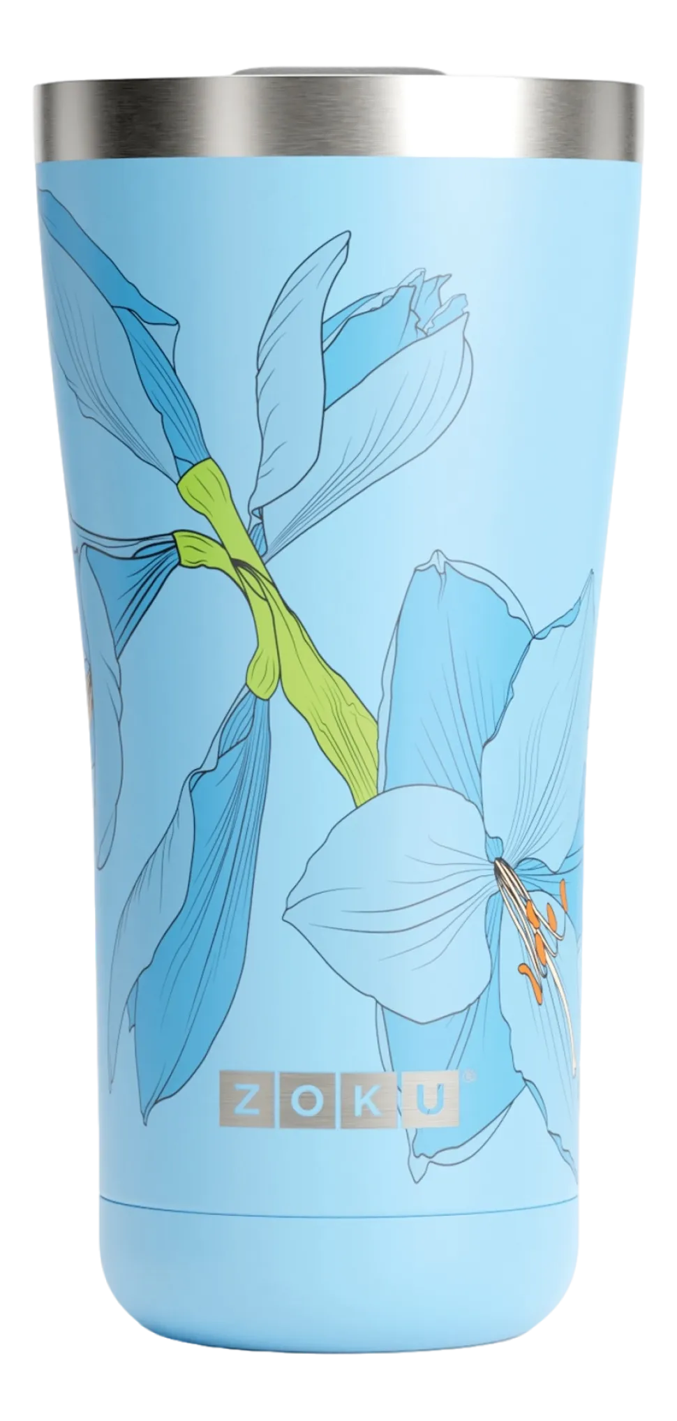 Thermosbeker ZOKU Sky Lily Floral 550 ml