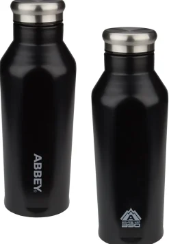 Thermosfles Abbey Dubbelwandig Godafoss Zwart Zilver (0,35L)
