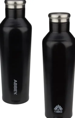 Thermosfles Abbey Dubbelwandig Godafoss Zwart Zilver (0,48L)