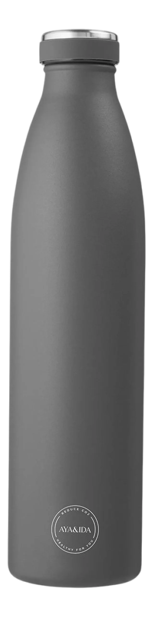 Thermosfles AYA&IDA Drinking Bottle Dark Grey 1L
