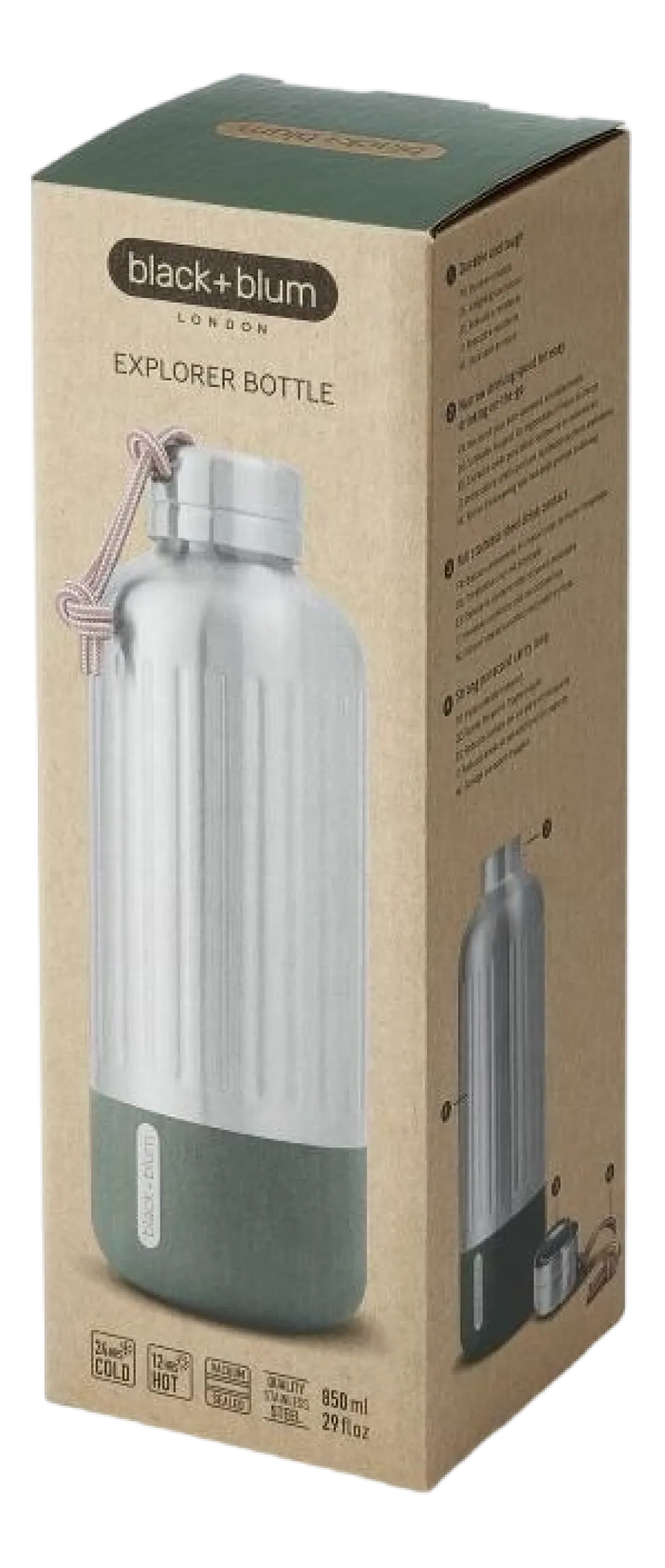 Black+Blum Thermosfles Explorer Groen 850 ml Best