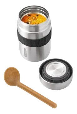 Thermosfles Black+Blum Food Flask Zwart 400 ml