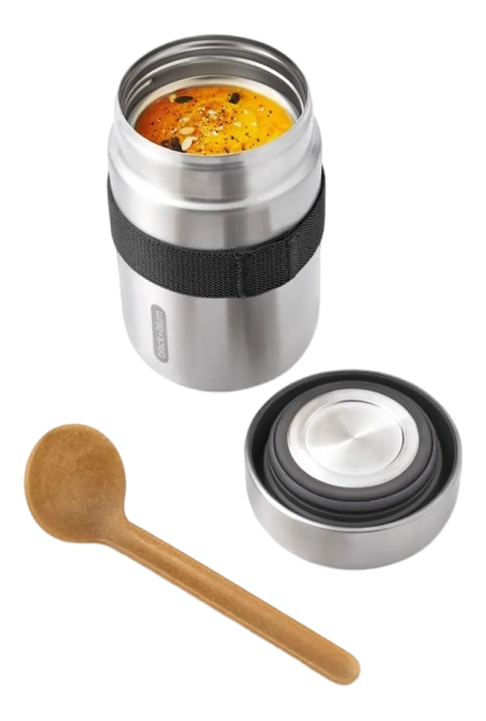 Thermosfles Black+Blum Food Flask Zwart 400 ml