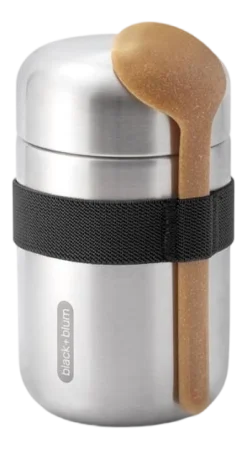 Thermosfles Black+Blum Food Flask Zwart 400 ml