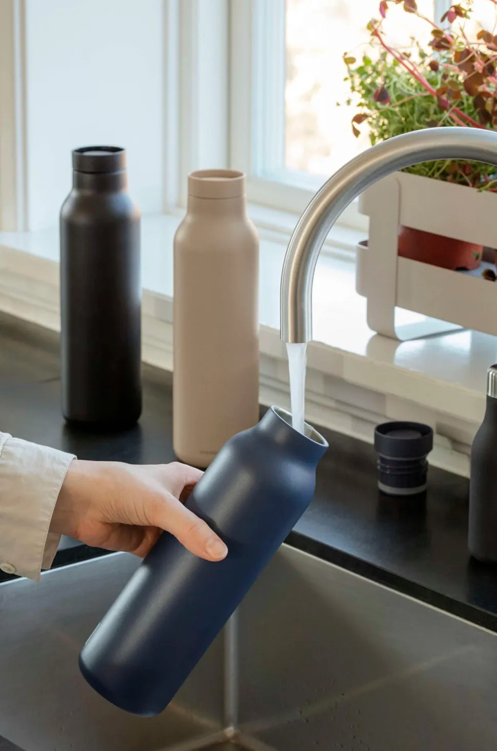Thermosfles Eva Solo Urban Thermos Black 700 ml