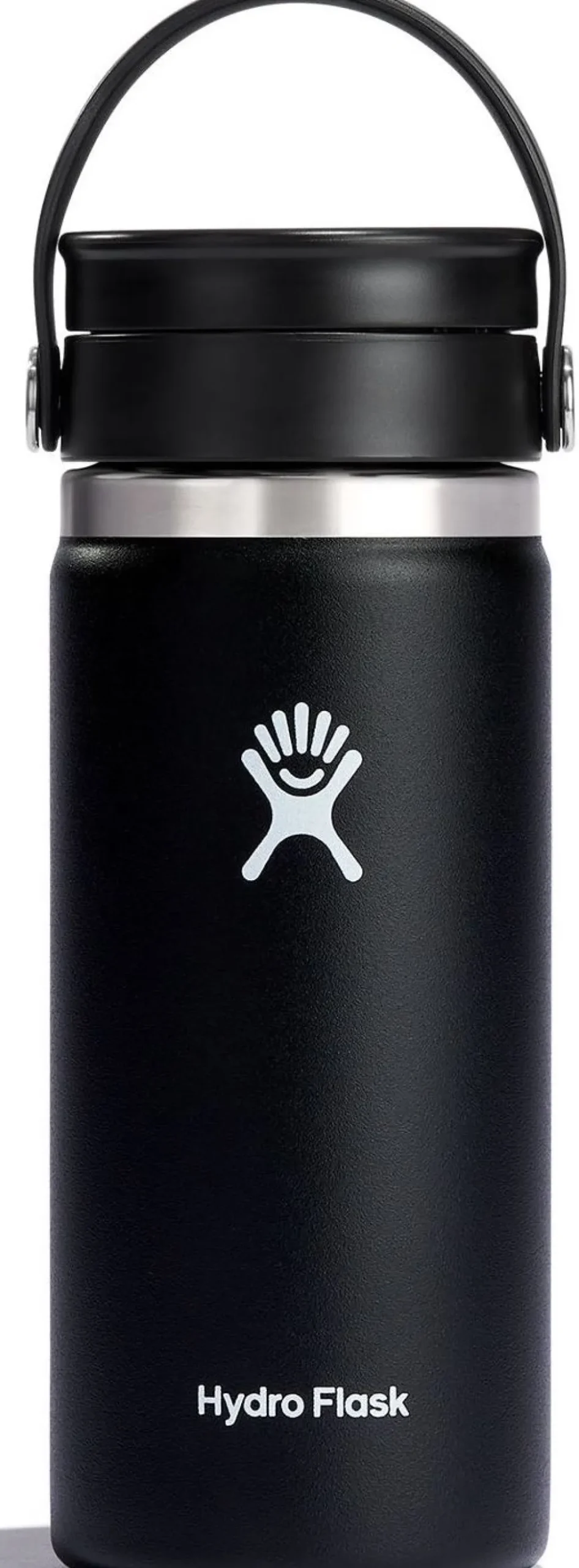 Thermosfles Hydro Flask Wide Mouth Flex Sip Lid Black 473 ml