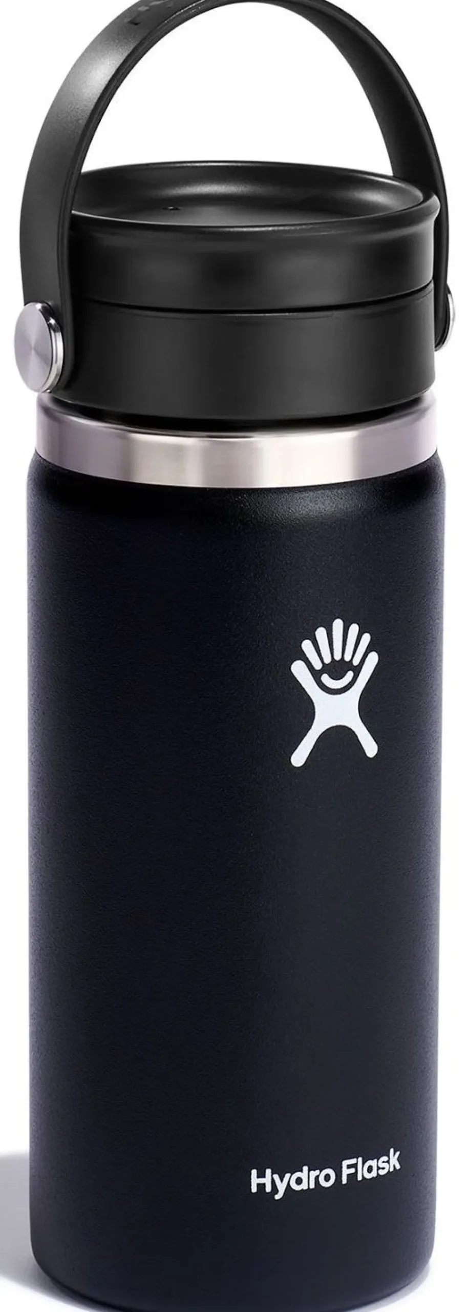 Thermosfles Hydro Flask Wide Mouth Flex Sip Lid Black 473 ml