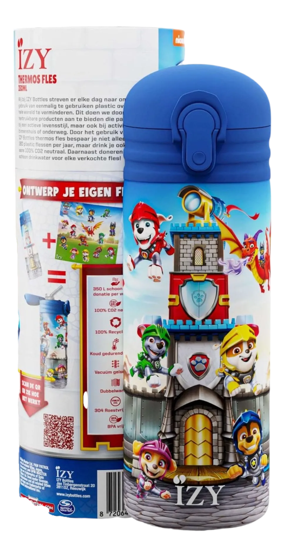 Thermosfles IZY Kids Paw Patrol Rescue Knights 350 ml