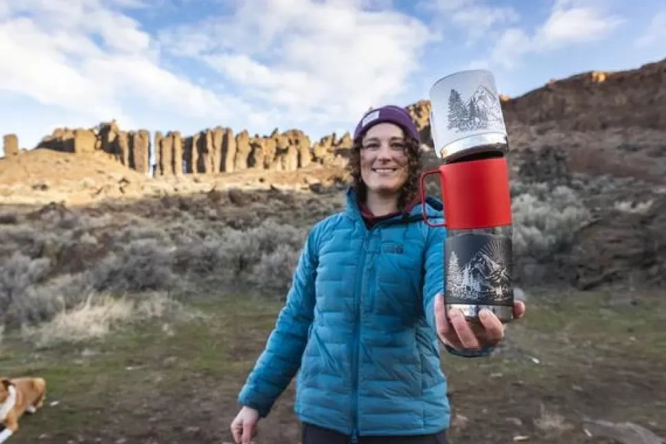 Thermosfles Klean Kanteen Geisoleerde CampMug 355ml Rood
