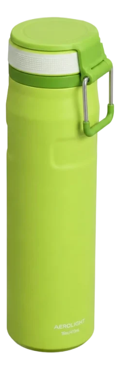 Thermosfles Stanley The IceFlow Twist Flip Chartreuse 0,47L