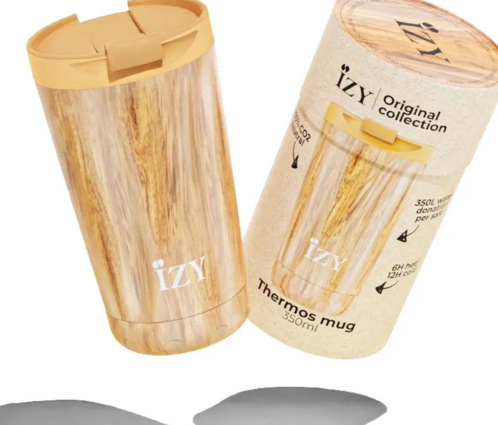 IZY Thermosmok Design Brown 350 ml Sale