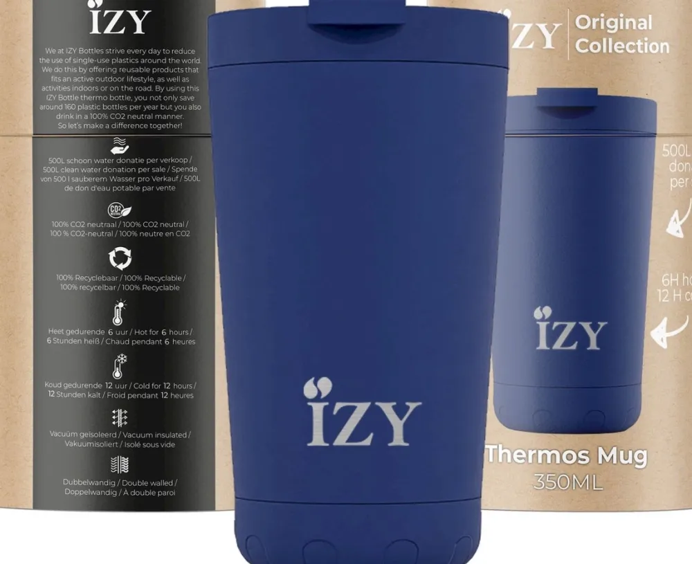 IZY Thermosmok Matte Blue 350 ml New