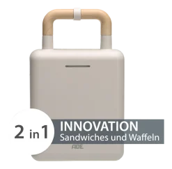 ADE Tosti- en wafelijzer 2-in-1 Wit 23