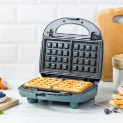Tosti- En Wafelijzer Greenchef Greenchef 3-In-1 Grill Sandwich/Waffle/Panini Maker Sky Blue