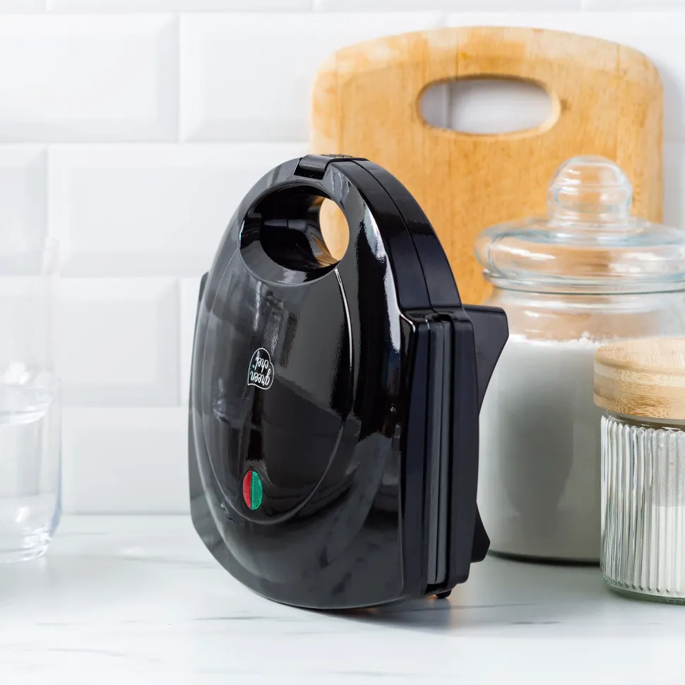 Tosti-ijzer Greenchef Sandwich Pro Black