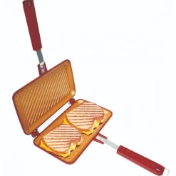 Huismerk Tosti-ijzer Red Copper Flipwich DUO Rood