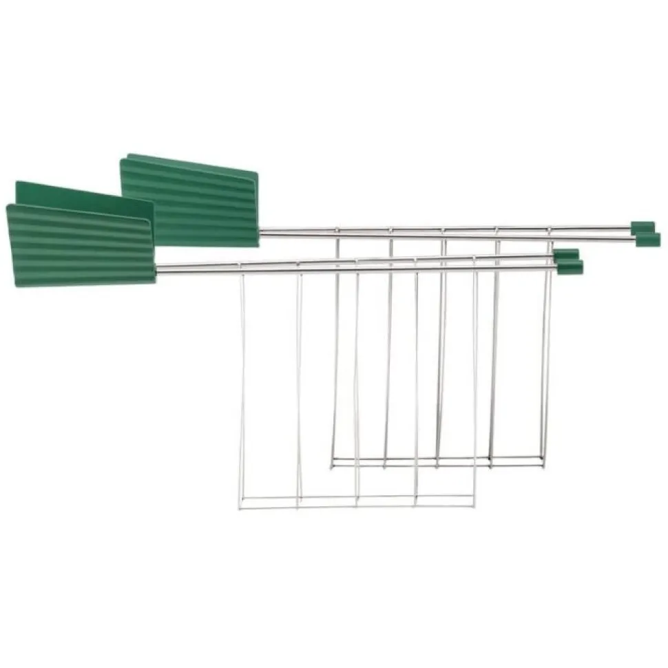 Tostiklemmen Alessi voor Broodrooster Plissé Groen